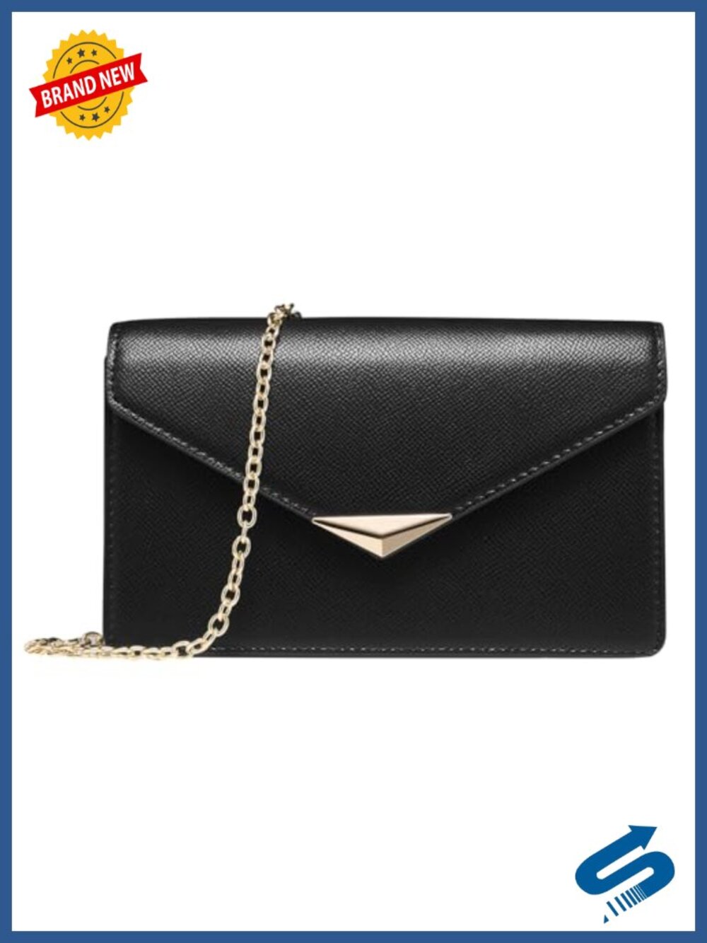 Envelope Clutch Purses for Women PU Leather Evening Handbag